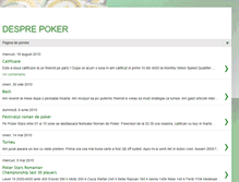 Tablet Screenshot of despre-poker.blogspot.com