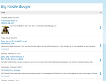 Tablet Screenshot of bigkindleboogie.blogspot.com