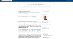 Desktop Screenshot of grauesubstanz.blogspot.com
