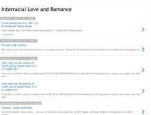 Tablet Screenshot of interracialloveandromance.blogspot.com