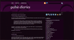 Desktop Screenshot of gabiediaries.blogspot.com