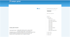 Desktop Screenshot of lampegalet-46.blogspot.com
