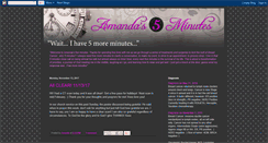 Desktop Screenshot of amandas5minutes.blogspot.com