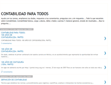 Tablet Screenshot of contabilidadparatodos.blogspot.com