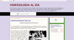 Desktop Screenshot of kinesiologiaaldia.blogspot.com