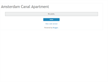 Tablet Screenshot of amsterdamcanalapartment.blogspot.com