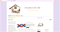 Desktop Screenshot of ancestorsattic.blogspot.com