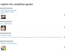 Tablet Screenshot of explorethecarpathiangarden.blogspot.com