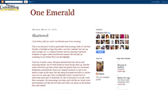 Desktop Screenshot of oneemerald.blogspot.com