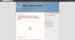 Desktop Screenshot of marcioandremeioambiente.blogspot.com