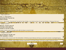 Tablet Screenshot of gospelofchrist-bibel.blogspot.com