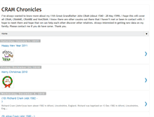 Tablet Screenshot of cramchronicles.blogspot.com