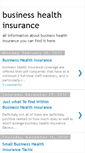 Mobile Screenshot of businesshealthinsurance.blogspot.com