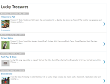 Tablet Screenshot of luckytreasures.blogspot.com