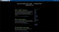 Desktop Screenshot of deutschrap-fanseiten.blogspot.com