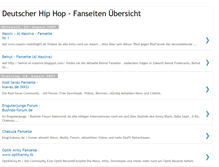 Tablet Screenshot of deutschrap-fanseiten.blogspot.com