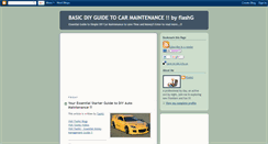 Desktop Screenshot of carcare101.blogspot.com