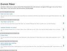 Tablet Screenshot of everestpokern.blogspot.com