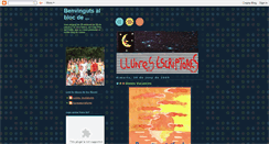 Desktop Screenshot of llunesescriptores.blogspot.com