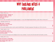 Tablet Screenshot of englandparliament.blogspot.com