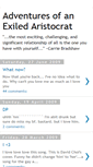 Mobile Screenshot of exiledaristocrat.blogspot.com