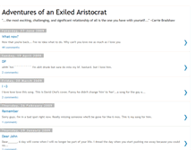 Tablet Screenshot of exiledaristocrat.blogspot.com