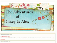 Tablet Screenshot of caseyandalex.blogspot.com