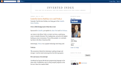 Desktop Screenshot of invertedindex.blogspot.com