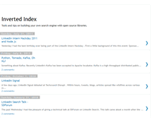 Tablet Screenshot of invertedindex.blogspot.com