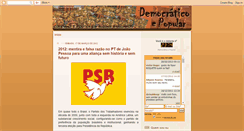 Desktop Screenshot of democraticoepopular.blogspot.com