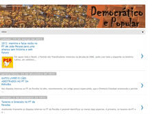 Tablet Screenshot of democraticoepopular.blogspot.com