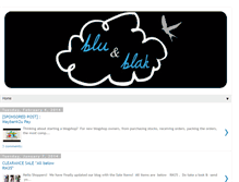 Tablet Screenshot of bluandblak.blogspot.com