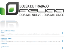 Tablet Screenshot of bolsadetrabajofeuaa.blogspot.com