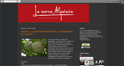 Desktop Screenshot of lanuevaalquimia.blogspot.com