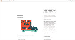 Desktop Screenshot of peepshowcollective.blogspot.com