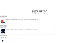 Tablet Screenshot of peepshowcollective.blogspot.com