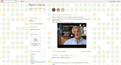 Desktop Screenshot of passivevoices.blogspot.com