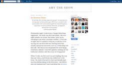 Desktop Screenshot of amytheshow.blogspot.com