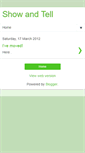 Mobile Screenshot of eflshowandtell.blogspot.com