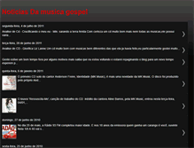 Tablet Screenshot of noticiasdamusicagospel.blogspot.com