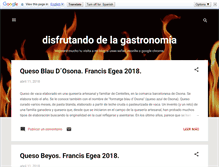 Tablet Screenshot of francis-disfrutandodelagastronoma.blogspot.com