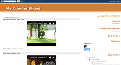 Desktop Screenshot of mycinemaviews.blogspot.com