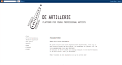 Desktop Screenshot of deartillerie.blogspot.com