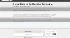 Desktop Screenshot of lionssertaozinhocentenario.blogspot.com