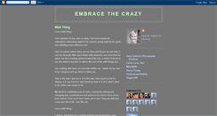 Desktop Screenshot of embrazethecrazy.blogspot.com