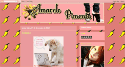 Desktop Screenshot of amarelopimenta.blogspot.com