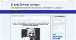 Desktop Screenshot of elmundoysussecretos.blogspot.com