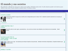 Tablet Screenshot of elmundoysussecretos.blogspot.com