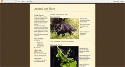 Desktop Screenshot of animalartblock.blogspot.com