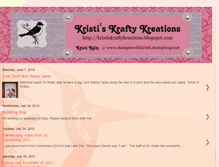 Tablet Screenshot of kristiskraftykreations.blogspot.com